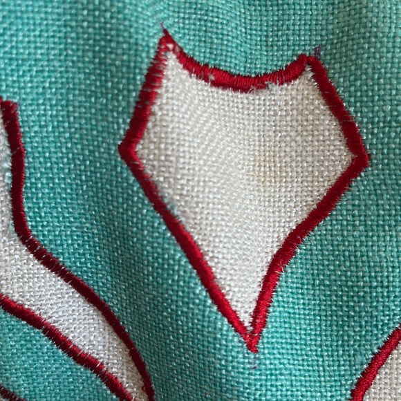 Z Gallerie pair of Decorative Pillows with Red stitching - New